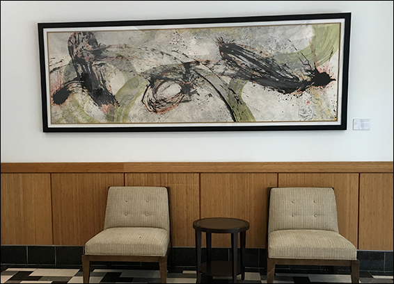 Carol Cannon - Ten foot piece in Skyview Parc Luxury Condominiums